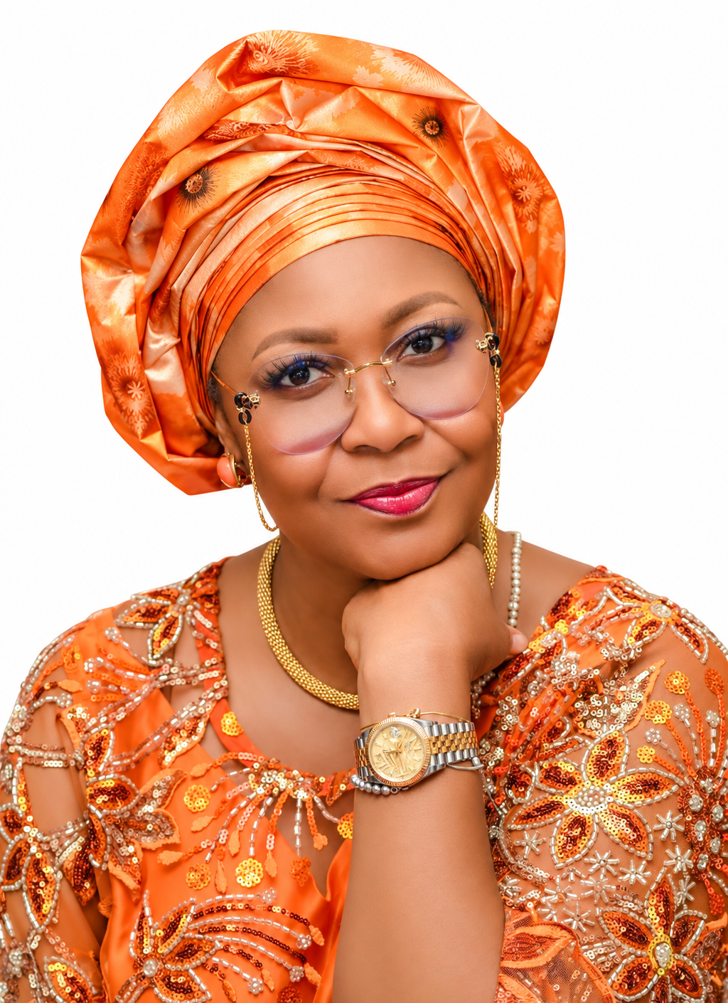 Portrait of Chief (Mrs.) Sotonye Toby Fulton, founder of Women Converge