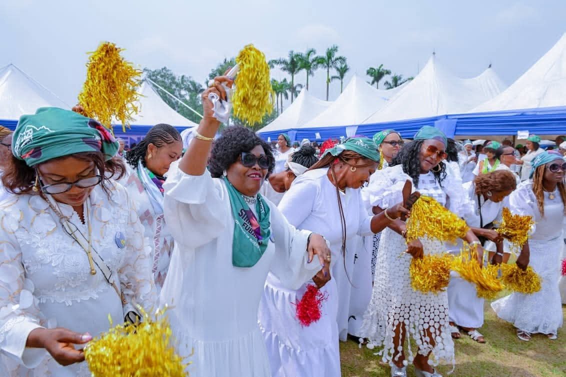Women gathered together at a Women Converge event